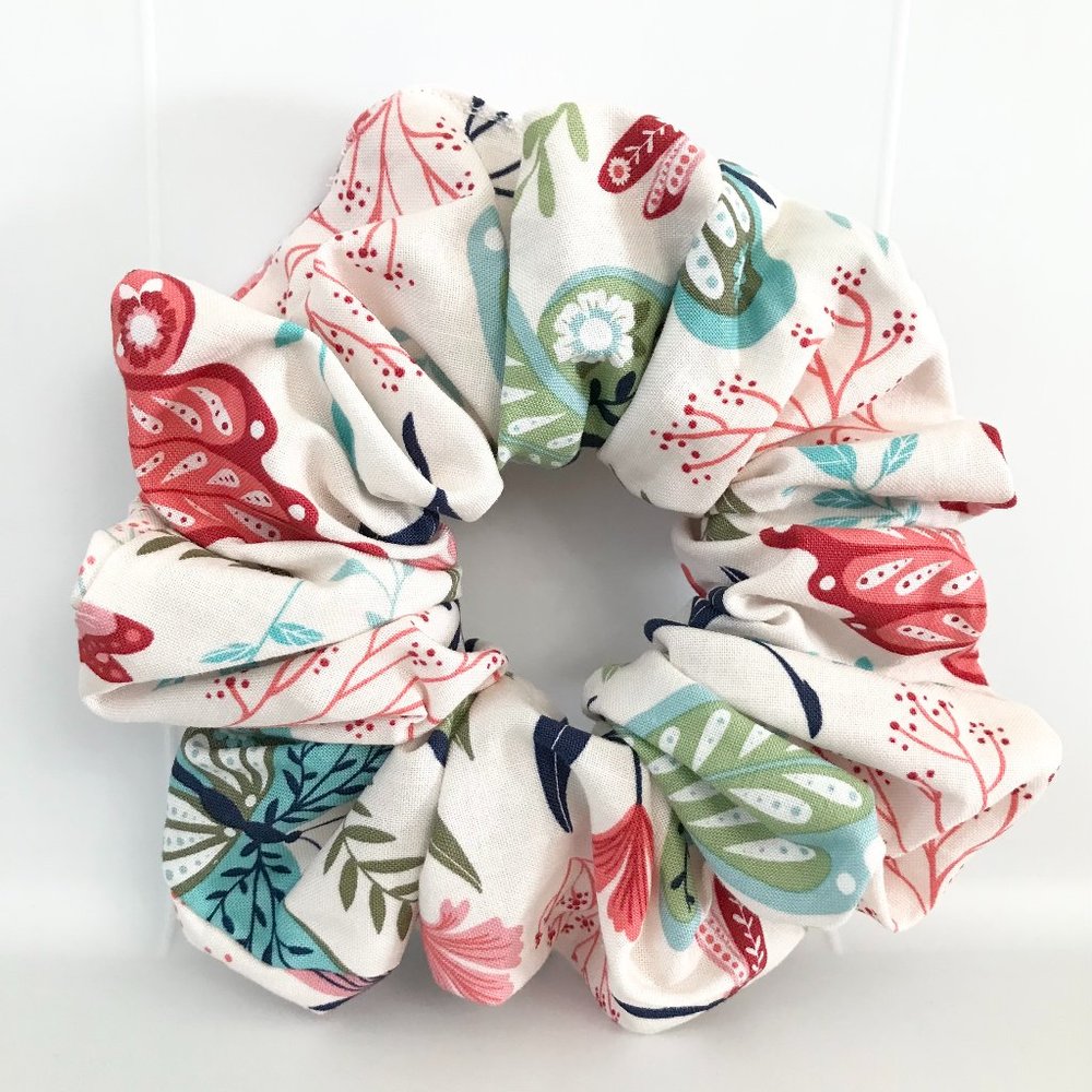 Scrunchie, Brand New Handmade Butterflies Hair Scrunchies, Size Large